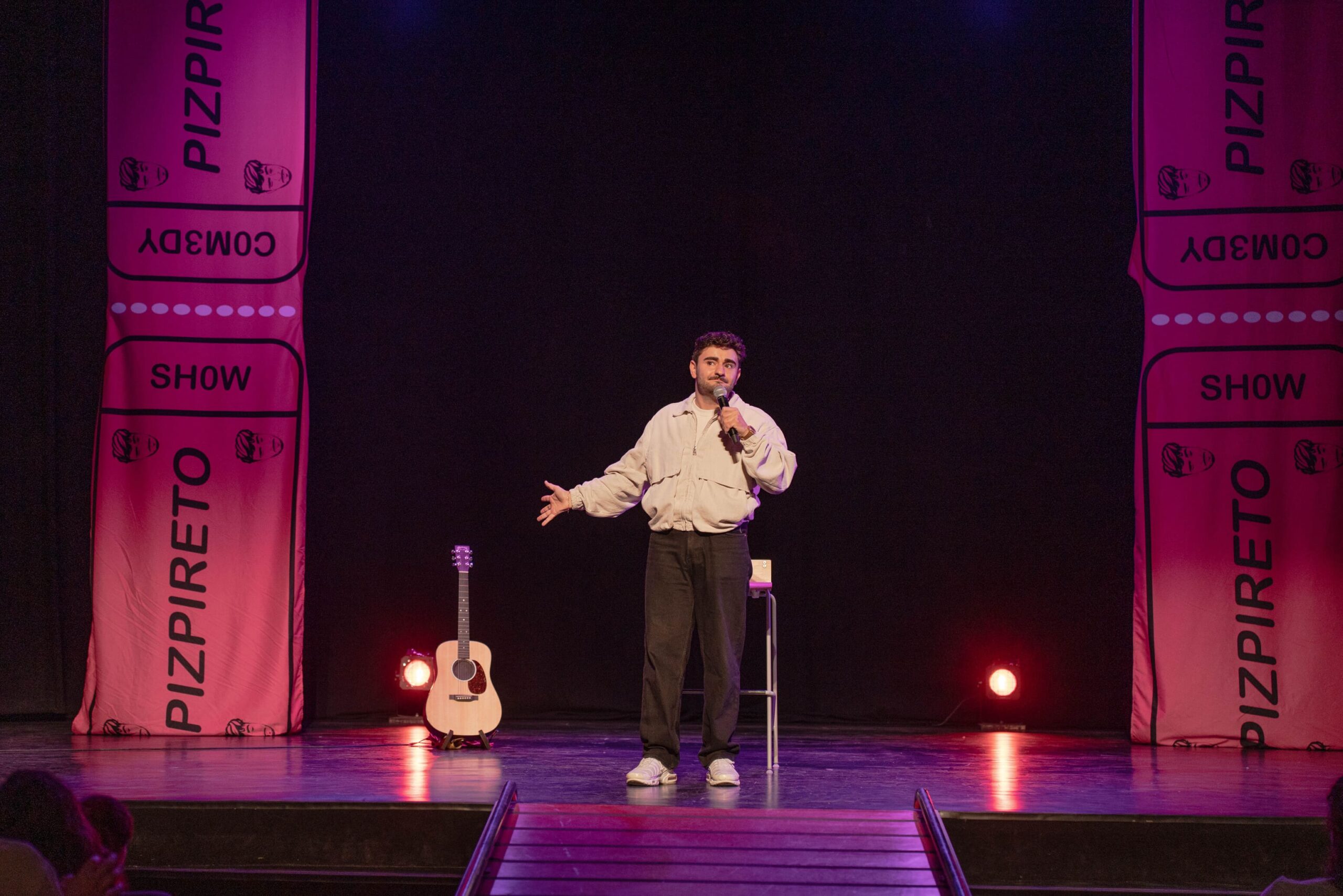 David Puerto en show de comedia valencia
